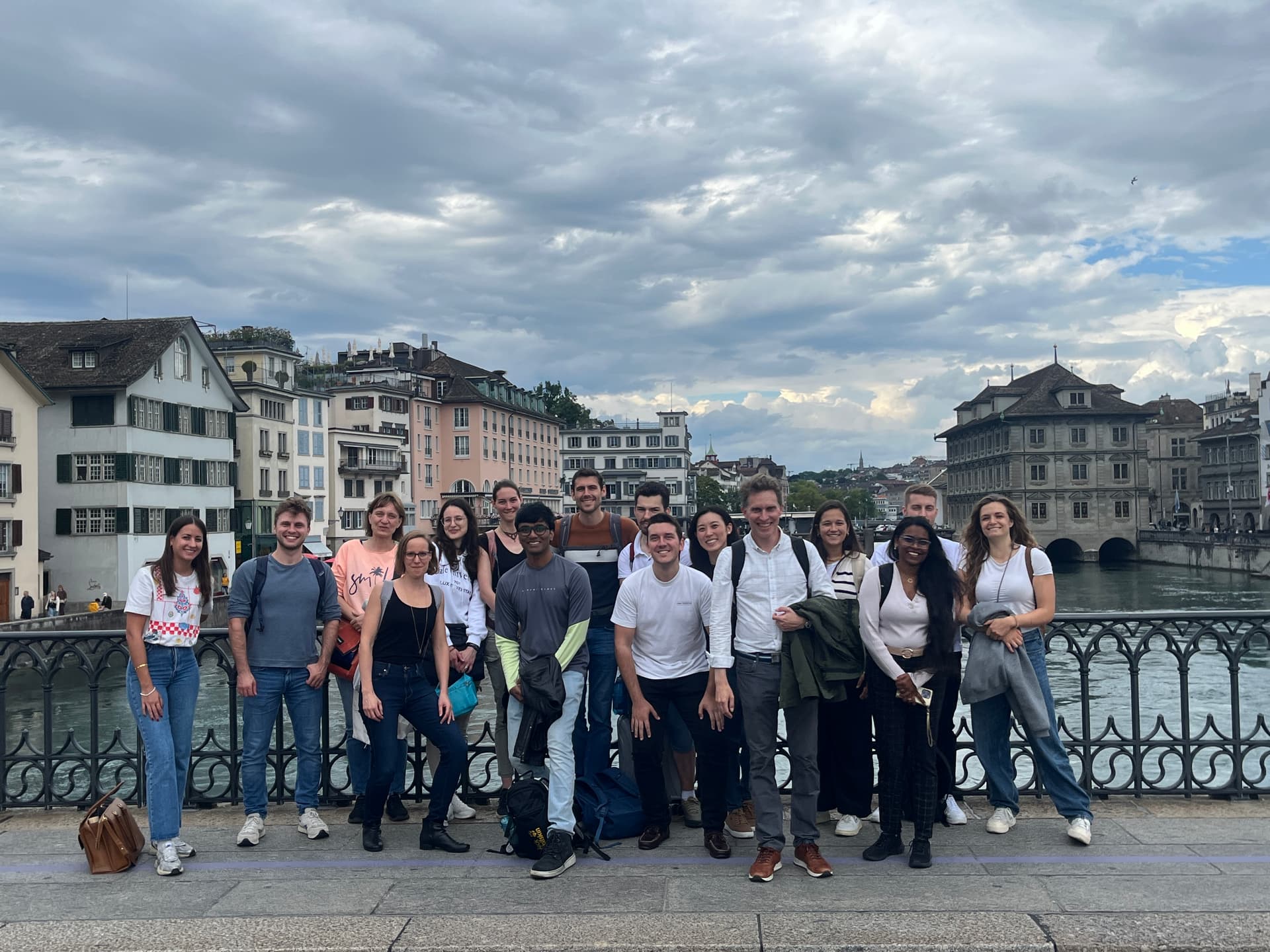 Exploring Zurich with fellow participants